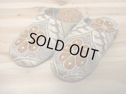 画像1: モロッコのバブーシュ☆フルールドサロン☆キャメルフラワー