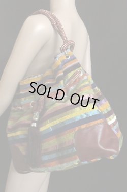 画像2: モロッコのバッグ☆マルチカラーストライプI☆