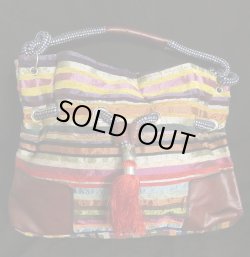 画像1: モロッコのバッグ☆マルチカラーストライプII☆