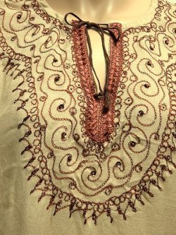 画像2: モロッコのバルーンチュニック☆モカ✕ブラウン☆