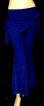 画像1: スカーフのついたフレアストレッチパンツ☆ロイヤルブルー☆ (1)