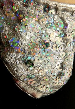 画像2: ブロダリーダンスシューズ☆シルバー☆