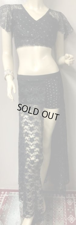 画像1: 	Amira Jamila オリジナル☆レッスンウェア＊lace black ＊