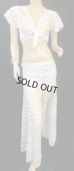 画像3: 	Amira Jamila オリジナル☆レッスンウェア＊lace white ＊