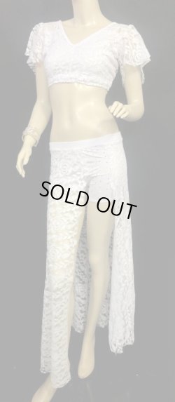 画像2: 	Amira Jamila オリジナル☆レッスンウェア＊lace white ＊