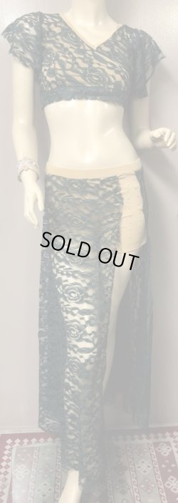 画像1: 	Amira Jamila オリジナル☆レッスンウェア＊lace dark green＊