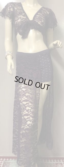 画像2: 	Amira Jamila オリジナル☆レッスンウェア＊lace dark purple＊
