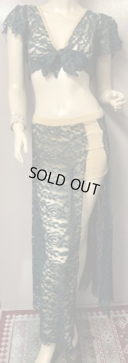 画像2: 	Amira Jamila オリジナル☆レッスンウェア＊lace dark green＊