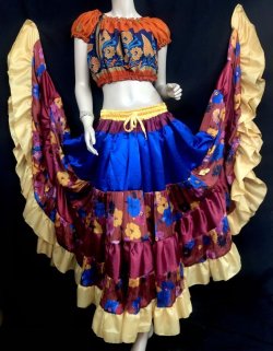 画像1: 25ヤードジプシーサテンスカートXXVIII