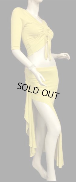 画像3: シンプルストレッチチョリ＆スカートセット☆マスタード☆