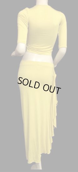 画像4: シンプルストレッチチョリ＆スカートセット☆マスタード☆