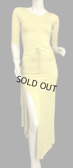 画像2: シンプルストレッチチョリ＆スカートセット☆マスタード☆