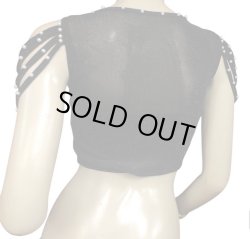 画像3: シャイニーメッシュパールチョリ☆ブラック☆