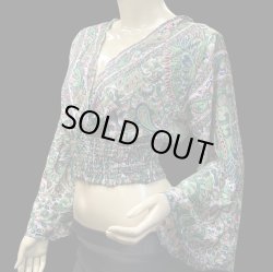 画像2: プリントパフスリーブチョリXII