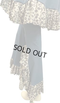 画像4: ♥Amira Jamila♥ヒップスカーフストレッチパンツ☆グリーンX レオパード☆