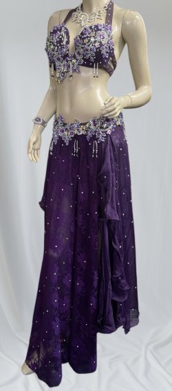画像2: エジプトオリエンタルコスチューム☆purple lace ethnic ☆