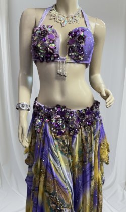画像2: エジプトオリエンタルコスチューム☆fresh lavender ethnic ☆