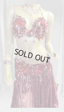 画像2: エジプトオリエンタルコスチューム☆ヌーディレッドブラウン☆