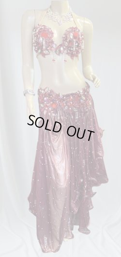 画像1: エジプトオリエンタルコスチューム☆ヌーディレッドブラウン☆