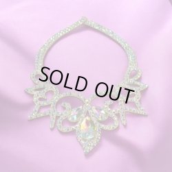 画像1: オーロラキラキララインストーンネックレス1