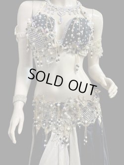 画像3: エジプトAmrオリエンタルコスチューム☆ Sweet black gold swan ☆