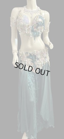 画像2: エジプトAmrオリエンタルコスチューム☆Chic deep green ☆