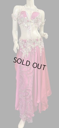 画像2: エジプトAmrオリエンタルコスチューム☆Sweet cherry pink☆