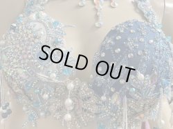 画像6: エジプトAmrオリエンタルコスチューム☆Silky madonna blue ☆