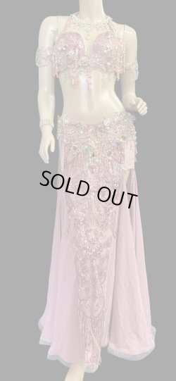 画像2: エジプトAmrオリエンタルコスチューム☆Dreamy smoky pink ☆