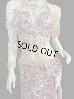 画像3: エジプトAmrオリエンタルコスチューム☆Dreamy smoky pink ☆