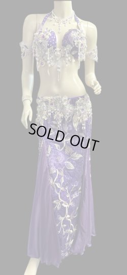 画像2: エジプトAmrオリエンタルコスチューム☆Lilac  purple bloom ☆