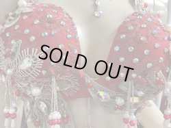 画像7: エジプトAmrオリエンタルコスチューム☆Elegant fresh red ☆