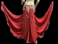 画像6: エジプトAmrオリエンタルコスチューム☆Elegant fresh red ☆