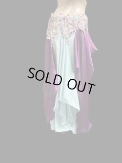 画像5: エジプトAmrオリエンタルコスチューム☆Mintgreen purple celebration ☆