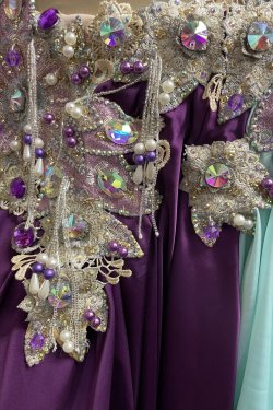 画像7: エジプトAmrオリエンタルコスチューム☆Mintgreen purple celebration ☆