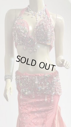 画像3: エジプトオリエンタルコスチューム☆Elegant salmon flamingo ☆