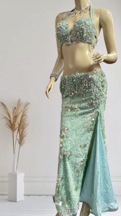 画像2: エジプトオリエンタルコスチューム☆Emerald chic queen ☆