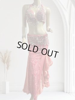 画像1: エジプトオリエンタルコスチューム☆Elegant salmon flamingo ☆