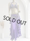 エジプトオリエンタルコスチューム☆Dark lavender satin brilliant ☆