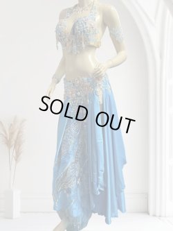 画像4: エジプトAmrオリエンタルコスチューム☆sky blue river flow☆