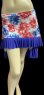 画像1: Amira Jamila オリジナル☆ストレッチフリルヒップスカーフ*white blue flower lattice * (1)