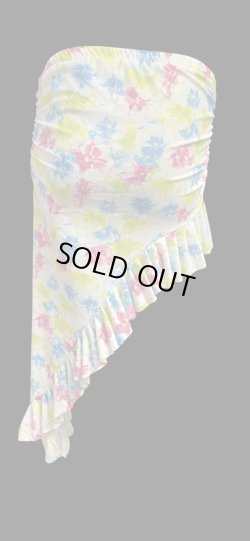 画像2: Amira Jamila オリジナル☆ストレッチフリルヒップスカーフ*lovely mix flowers *