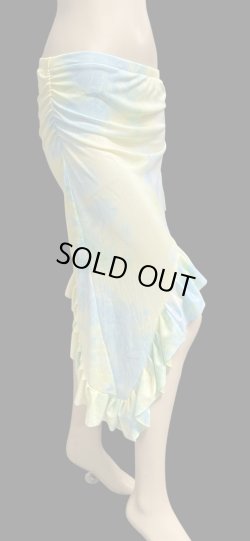 画像3: Amira Jamila オリジナル☆ストレッチフリルヒップスカーフ*frozen yellow green *