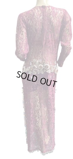 画像2: エジプト製ロマンティックレースサイーディ/ バラディドレス☆rose ☆