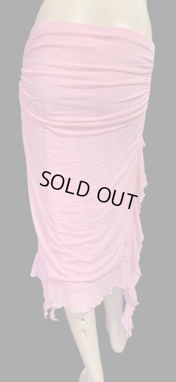 画像2: ストレッチフリルスリットスカート☆pink ☆
