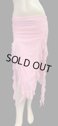ストレッチフリルスリットスカート☆pink ☆
