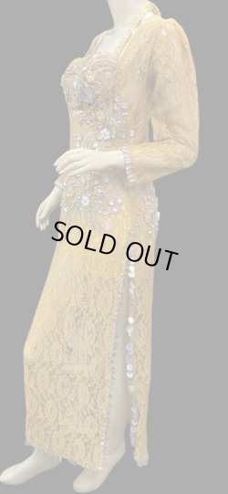 画像3: エジプト製ロマンティックレースサイーディ/ バラディドレス☆mastard 3 ☆