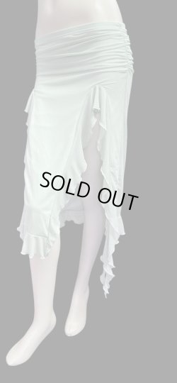 画像2: ストレッチフリルスリットスカート☆Red☆