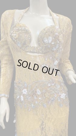 画像2: エジプト製ロマンティックレースサイーディ/ バラディドレス☆mastard 3 ☆