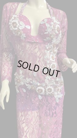 画像4: エジプト製ロマンティックレースサイーディ/ バラディドレス☆rose ☆